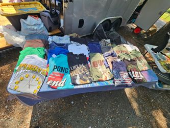 All new shirts with tags. Size sm through xl.make offer per size or all. 20 items total