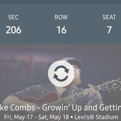 Luke Combs Concert Tickets - 2 Tickets/2 Nights