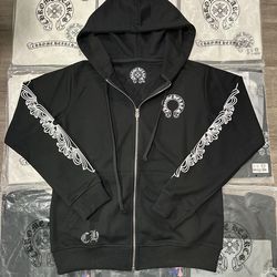 Chrome Heart Zip-Up Jacket