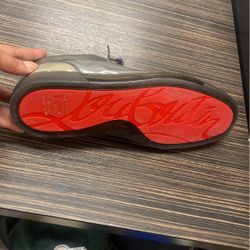 Mens Red Bottoms Only Worn Once