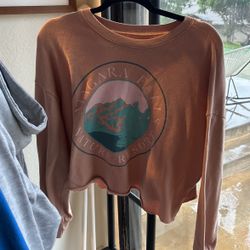 NIAGRA FALLS CROP SWEATSHIRT 