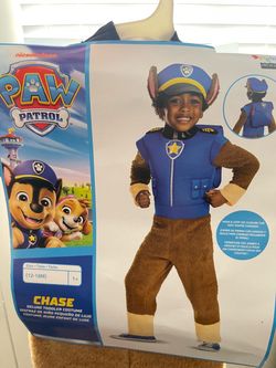Paw patrol chase costume size 12-18 months