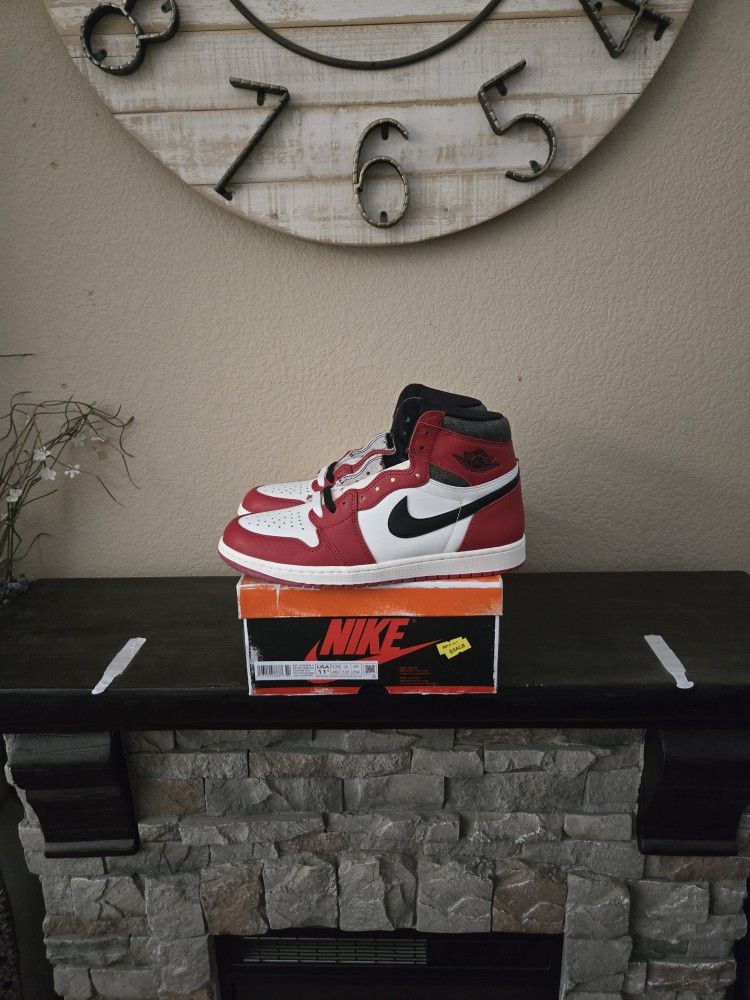 Air Jordan 1 Retro OG High Lost & Found 100% Authentic Size 11.5