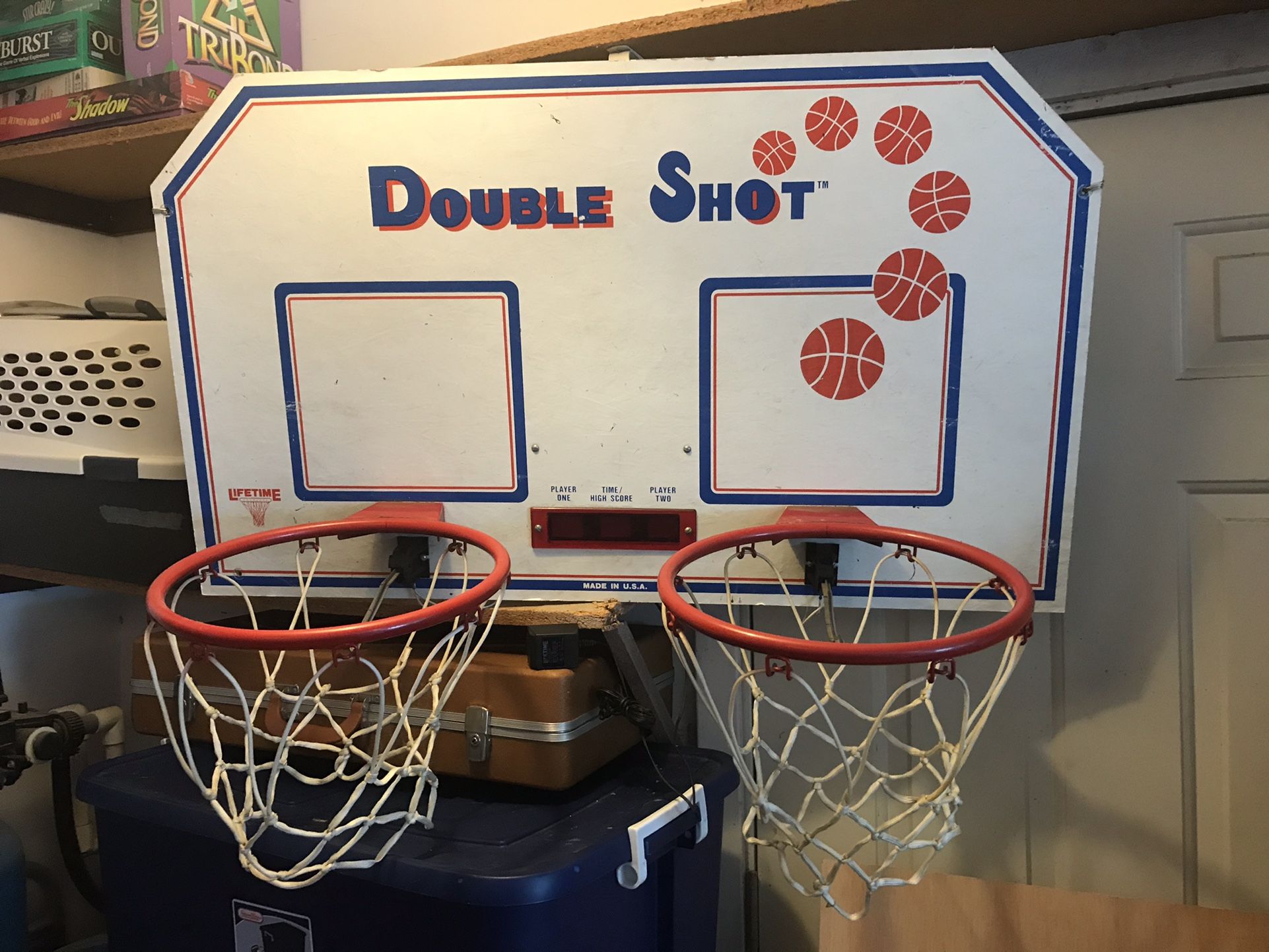 Double Shot Basketball Hoop Game Backboard