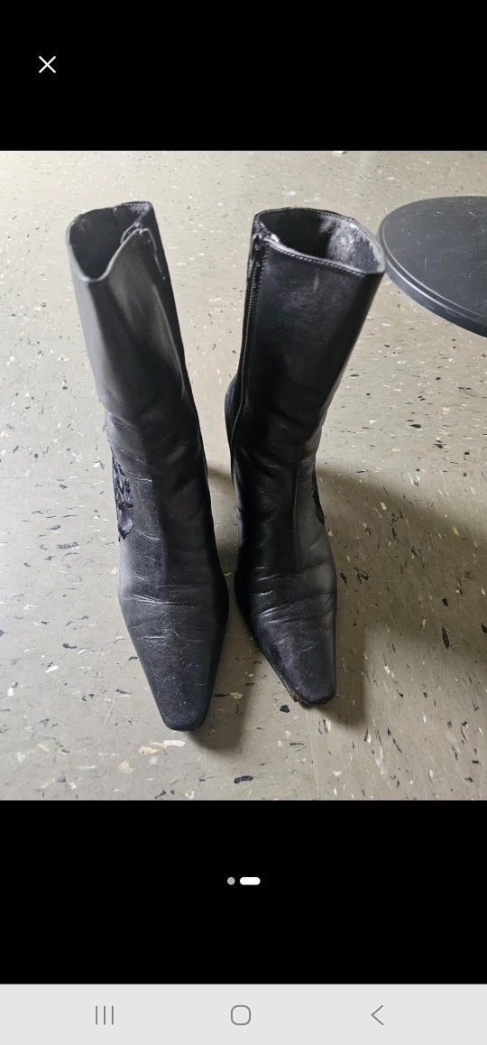 Size 8.5 Heeled Boots
