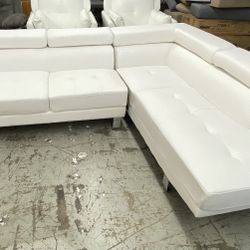 New 2 PCS Modern Sectional (Finance and Delivery)