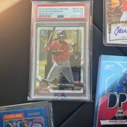 PSA10 baseball card with singed card too