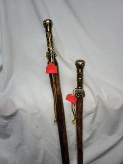 HIS AND HERS WALKING STICKS