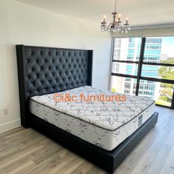 Full Size Or Queen Size Bed Frame King Size New In The Box With Mattress Same Day Delivery 