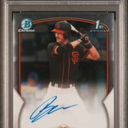2023 Bowman Draft BRYCE ELDRIDGE Chrome Auto 1st PSA 10 Auto 10 CDA-BE SF Giants