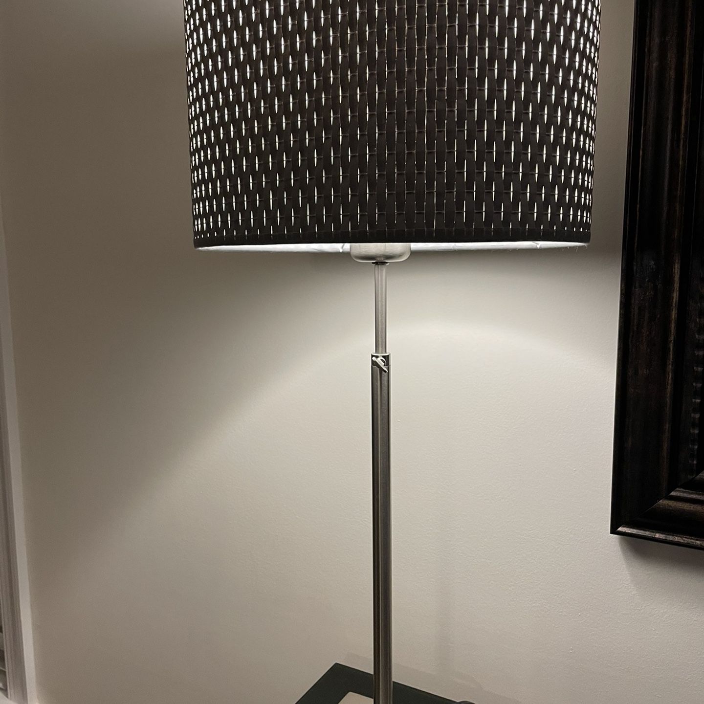 2 - Gray IKEA Lamps/shades - Adjustable Height