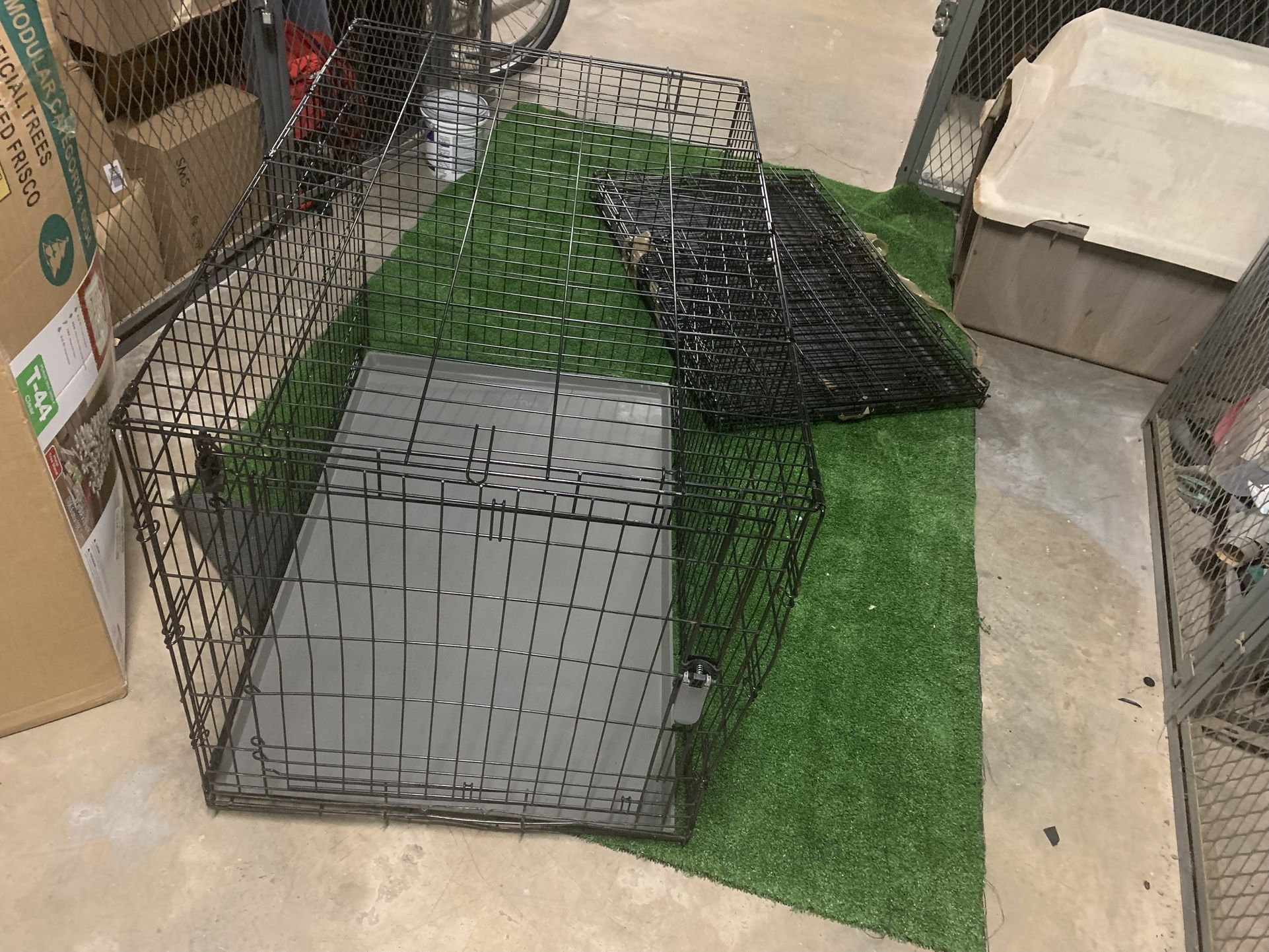 Large Foldable Crate With Tray