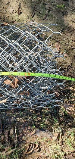 Galvanized Chain Link Fence Section