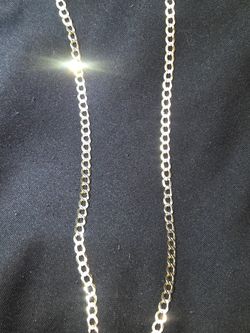 Diamond Cut  14K Curb Chain