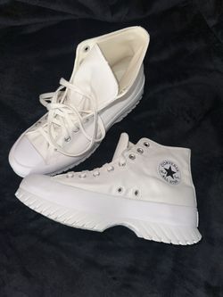 White Converse Platform Shoes