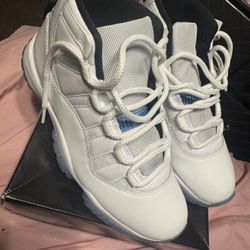 White And Blue Jordan 11’s
