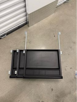 3 Under Desk Sliding Drawers