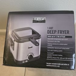 bella PRO 1.6 qt. Deep Fryer Stainless Steel