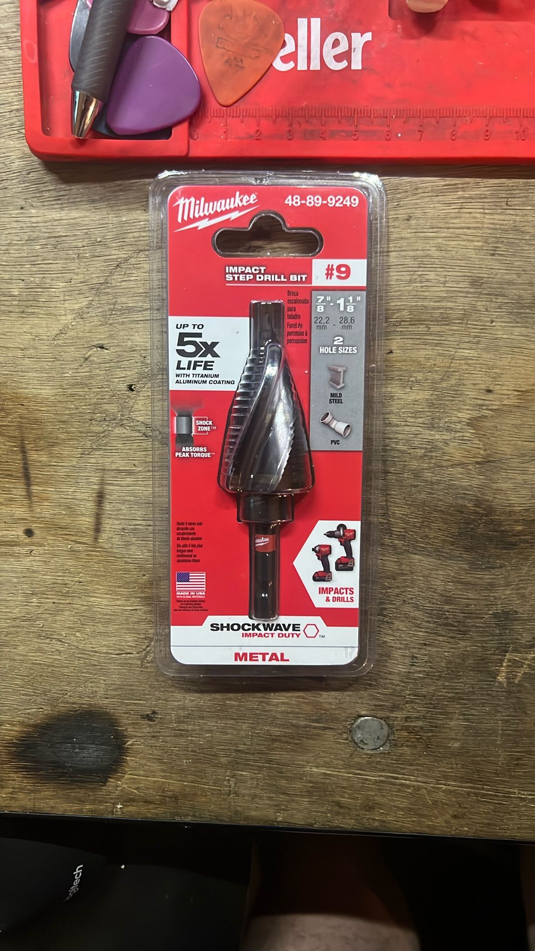Milwaukee #9 Impact Step Drill Bit – NEW!