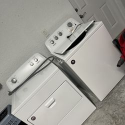 Washer and dryer set