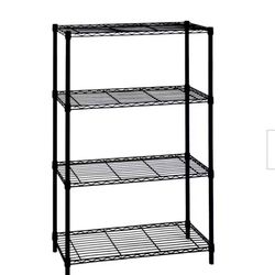 4 Tier Steel Wire Shelving Unit 