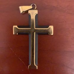 24k Gold Plated Carbón Fiber Infused Pendent 