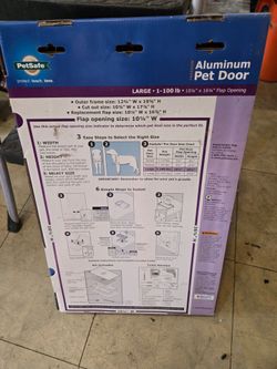 Petsafe Aluminum Dog Door.
