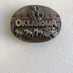 https://offerup.co/faYXKzQFnY?$deeplink_path=/redirect/ OKLAHOMA STATEHOOD PEWTER BELT BUCKLE BY SISKIYOU 1990 | 