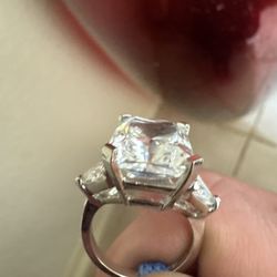 Sterling Silver Diamond 