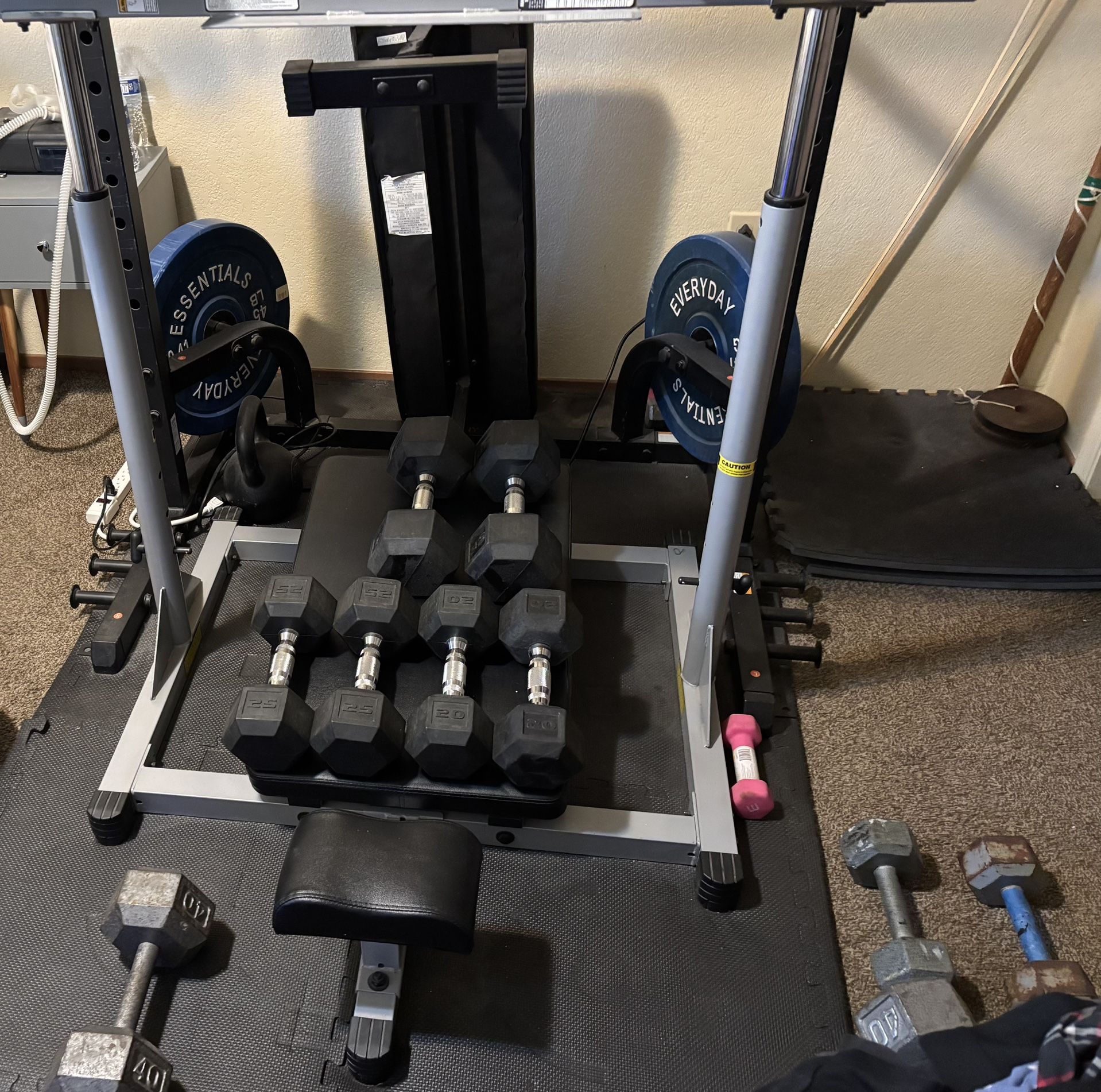 Workout Equipment And Weights 