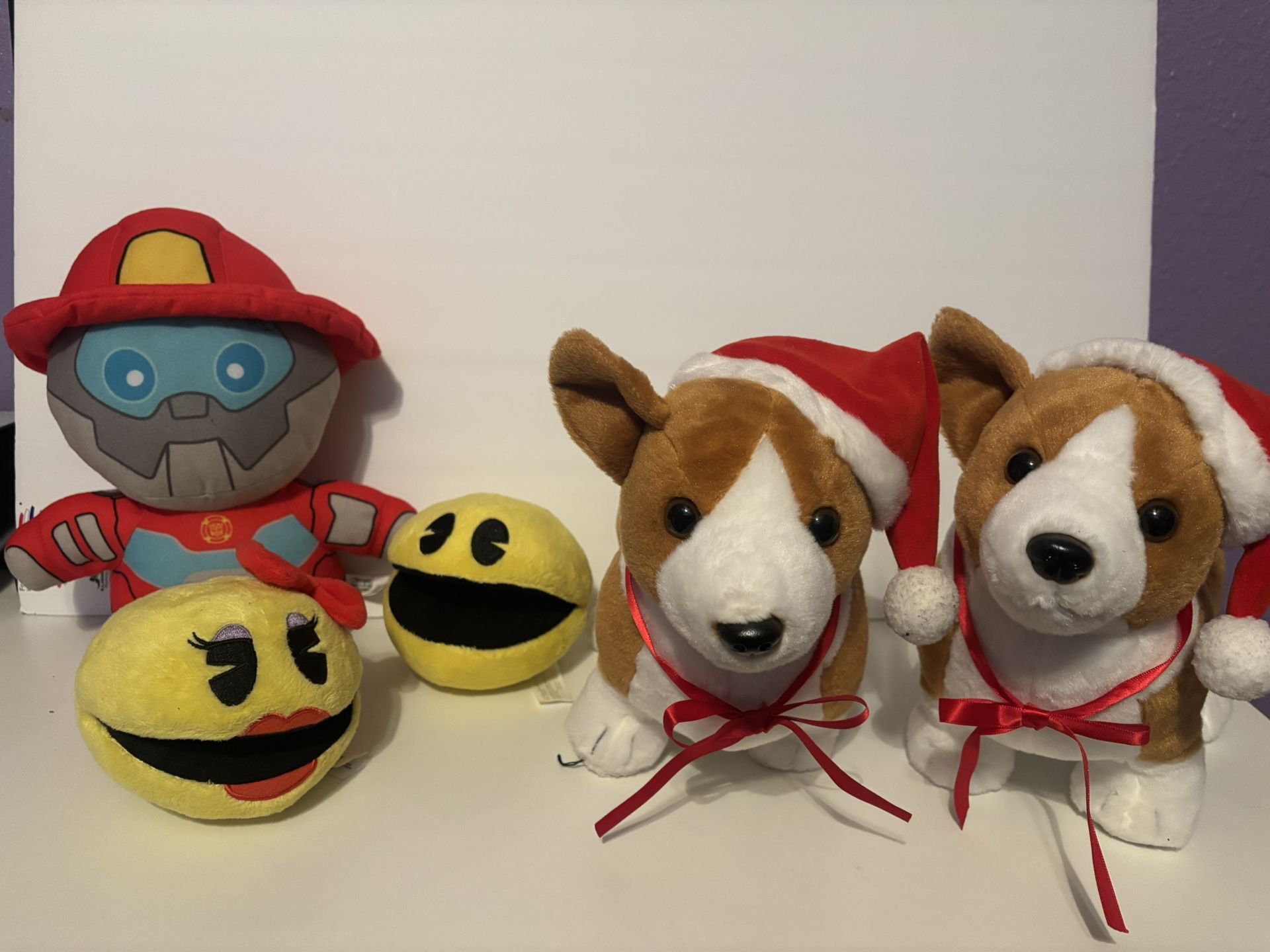 PAC Man, Paw Patrol, Corgi Plushies