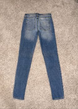 Alice + Olivia Blue Skinny Jeans, Women's 25 - Made in USA