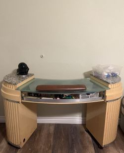 Glass Manicure Table