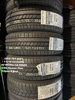 205/55/16 Kumho All Season Set of Tires Installed and Balanced Set de Llantas Nuevas Instaladas y Balanceadas