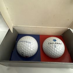 NIB 2 Callaway Golf Balls with Nordstrom Logo