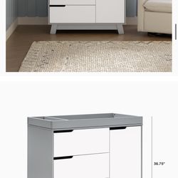 Babyletto Hudson Dresser And Motto Convertible Crib 