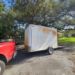 Trailer 6x11 "2012" Used And Derty But Pulls Great 0 Leaks Over 6ft Height Interior Clean Documentation In Hand ✋️ READ DESCRIPTION FIRST, LEA PRIMERO