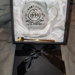 New Tea Coffe Cup Set Birth Yr 1990