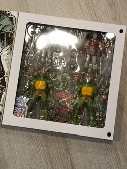 Eastman The Loyal Subjects TMNT Ninja Turtles BST Leo Michaelangelo Foot  4 Pack