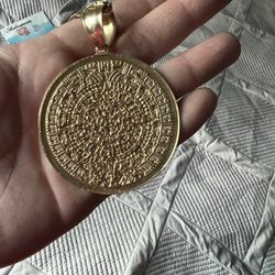 Gold Aztec Calendar 