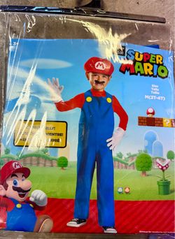 Toddler boys Mario costume 3-4
