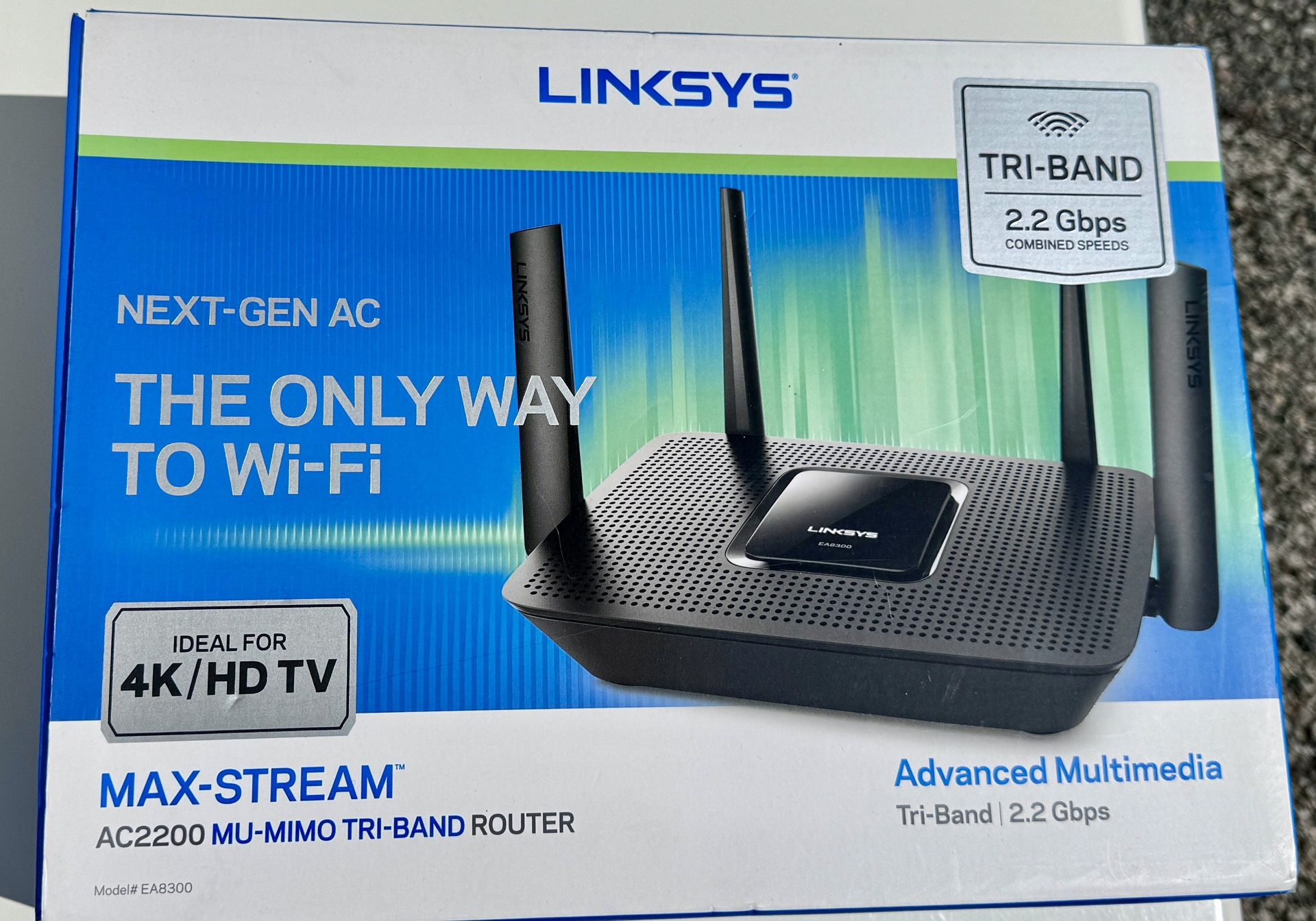 Linksys AC2200 MU-MIMO Tri-Band Router