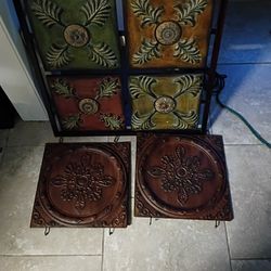 Hand painted Metal Wall Decor