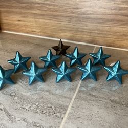 Hand Painted Star Dresser Knobs / Pulls