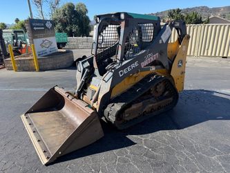 2017 John Deere 317G Turbo Diesel Compact Track Loader Skid Steer