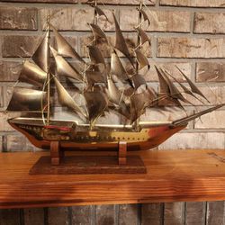 All brass ship