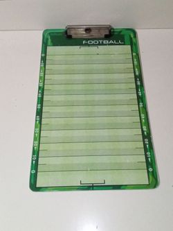 Football play board clipboard $5