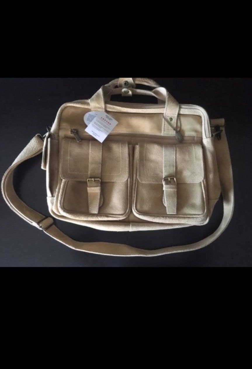 David King& Co Briefcase Or Man's Messenger Bag Brand New Retails For  $336