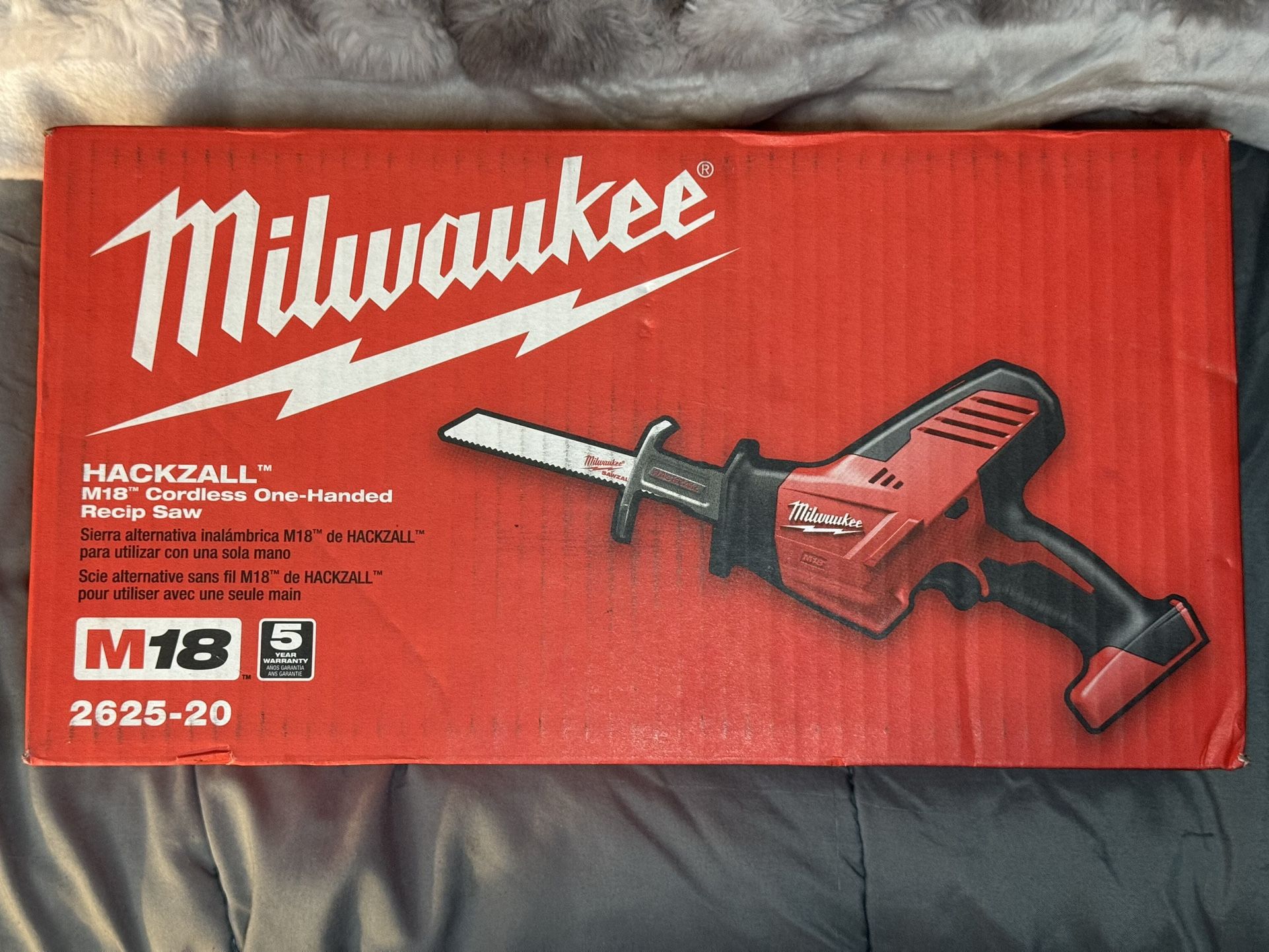 Milwaukee M18 Cordless Hackzall Reciprocating Saw Bare Tool #2625-20