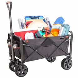 Mac Sports XL Folding Wagon with Brakes